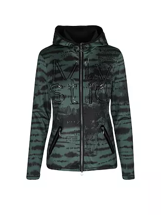 SPORTALM | Damen Unterzieh Jacke mit Kollektionsdruck und Transfermotiv | dunkelgrün