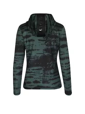 SPORTALM | Damen Unterzieh Jacke mit Kollektionsdruck und Transfermotiv | dunkelgrün