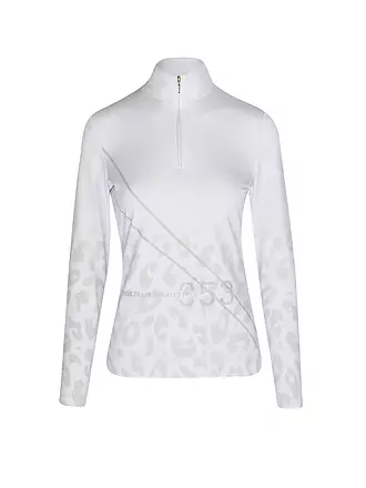 SPORTALM | Damen Unterzieh Zipshirt mit Motiv | schwarz