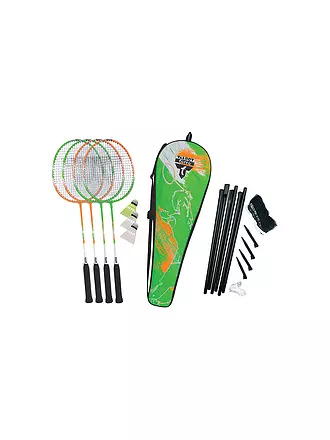 TALBOT TORRO | Badminton-Set 4-Attacker Plus | grün