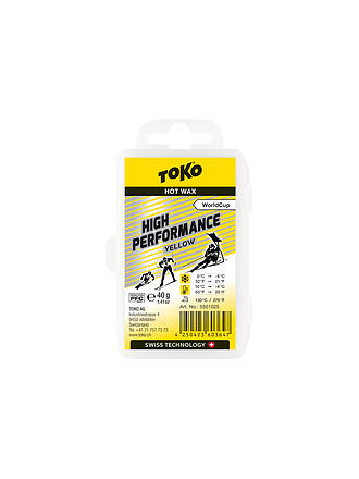 TOKO | Skiwachs High Performance Hot Wax yellow | keine Farbe