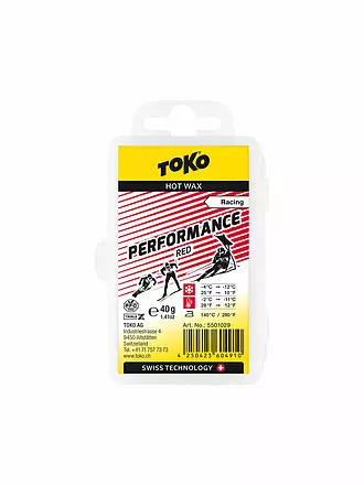 TOKO | Skiwachs Performance Hot Wax red 40g | keine Farbe