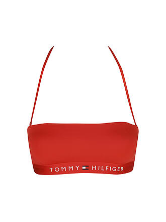 TOMMY HILFIGER | Damen Bandeau Bikinioberteil | rot