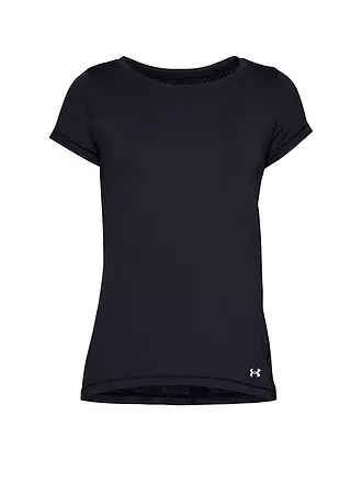 UNDER ARMOUR | Damen Fitnessshirt HeatGear® Armour | schwarz