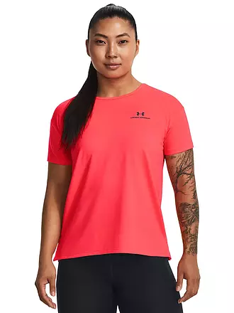 UNDER ARMOUR | Damen Fitnessshirt UA Rush Energy 2.0 | beere