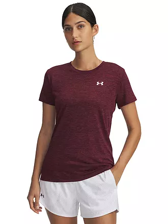 UNDER ARMOUR | Damen Fitnessshirt UA Tech™ Twist | beere