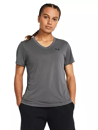 UNDER ARMOUR | Damen Fitnessshirt UA Tech™ V-Neck | schwarz