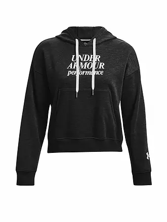 UNDER ARMOUR | Damen Hoodie UA Recovery Fleece mit Schriftzug | grau