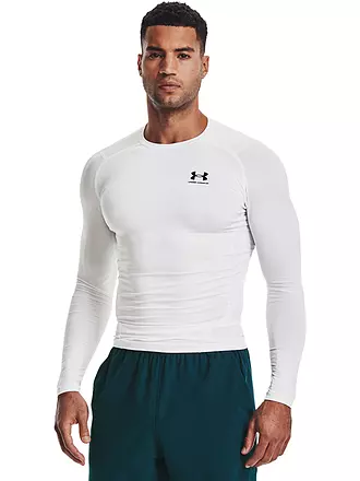 UNDER ARMOUR | Herren Fitnessshirt HeatGear® Armour | weiss