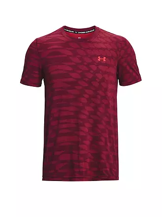 UNDER ARMOUR | Herren Fitnessshirt Seamless Novelty | dunkelrot