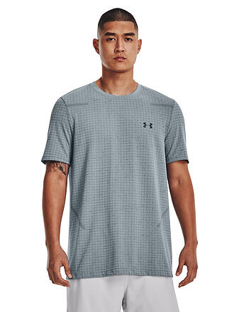 UNDER ARMOUR | Herren Fitnessshirt UA Seamless Grid | blau