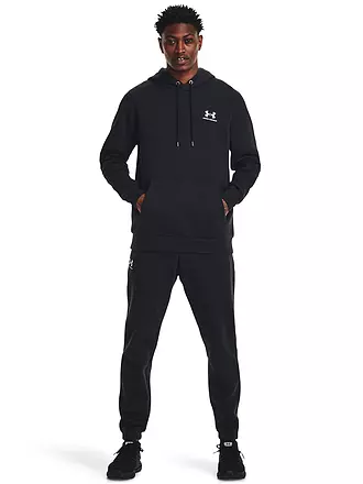 UNDER ARMOUR | Herren Hoodie UA Essential Fleece | schwarz