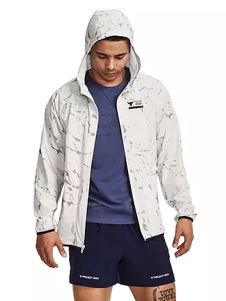 UNDER ARMOUR | Herren Jacke Project Rock Unstoppable | weiss