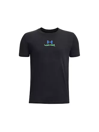 UNDER ARMOUR | Junge T-Shirt UA Scribble Branded | schwarz