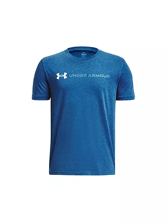 UNDER ARMOUR | Jungen T-Shirt UA mit Schriftzug-Logo | dunkelblau