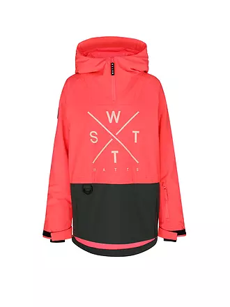 WATTS | Damen Ski Schlupfjacke Metodg | rot