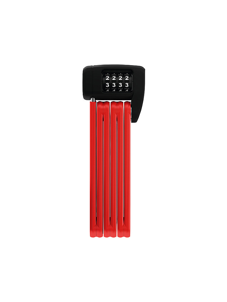 Fahrrad-Faltschloss BORDO™ Lite 6055/85 Combo rot B