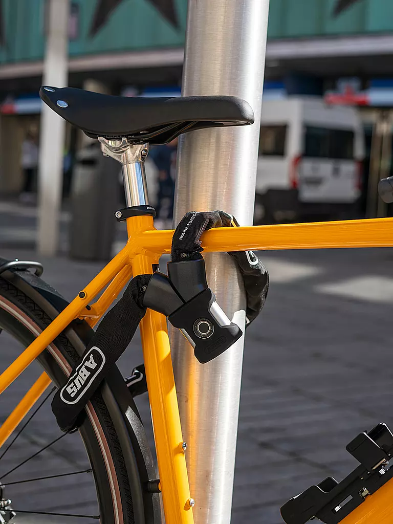 ABUS | Fahrradschloss Cardo Fingerprint 7807F/85 BK | schwarz