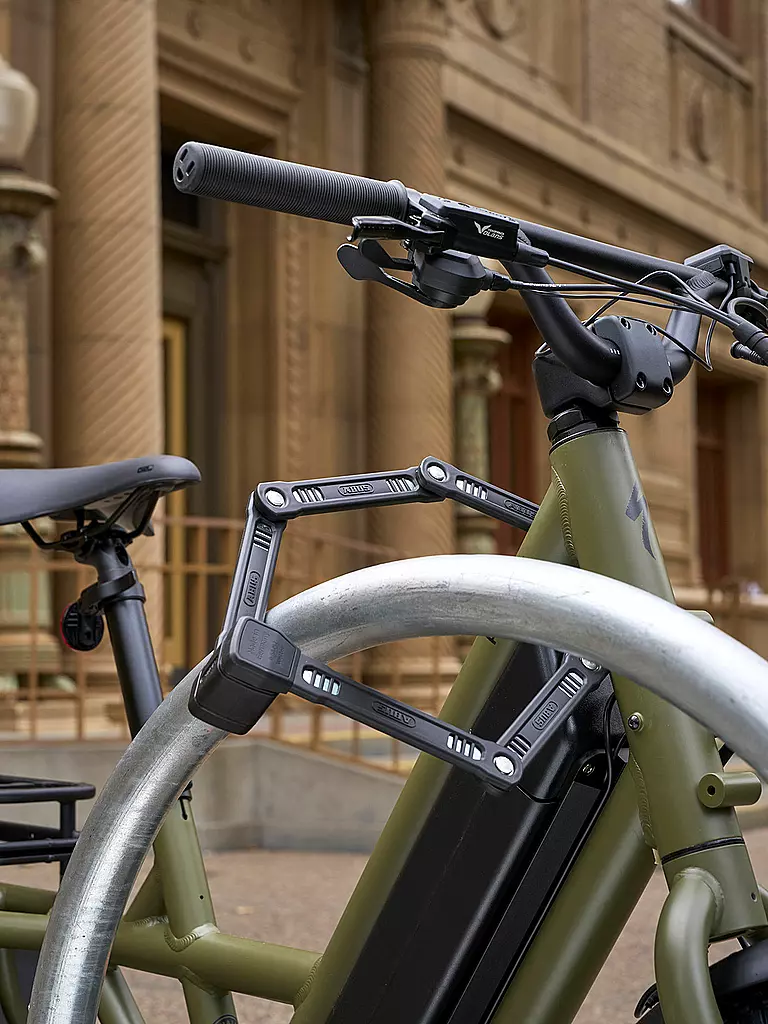 ABUS | Fahrradschloss faltbar Bordo 6200K - 90 cm +SH Halter | schwarz