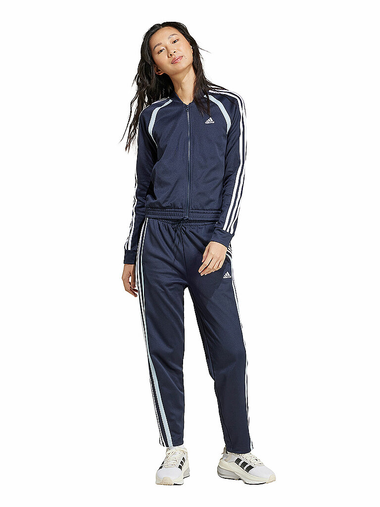 ADIDAS Damen Trainingsanzug Teamsport dunkelblau | M