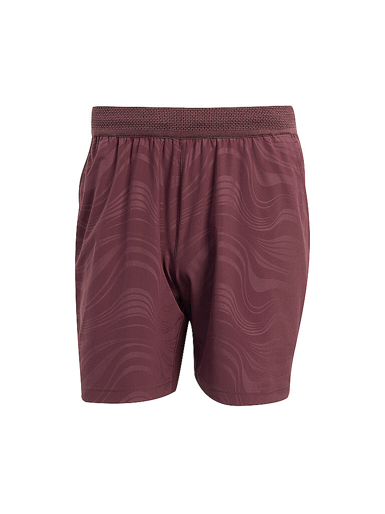Adidas Tennisshort Ergo Pro Polyester-Elastan Dunkelrot