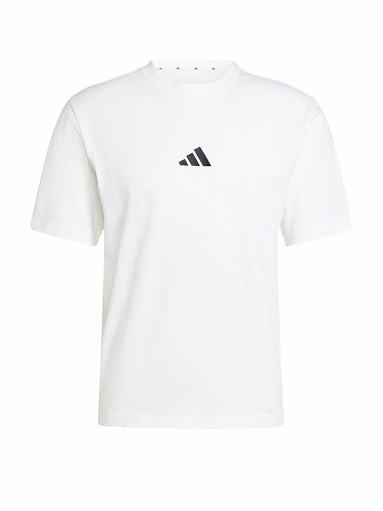 Adidas T-Shirt Basic Single Jersey Weiss