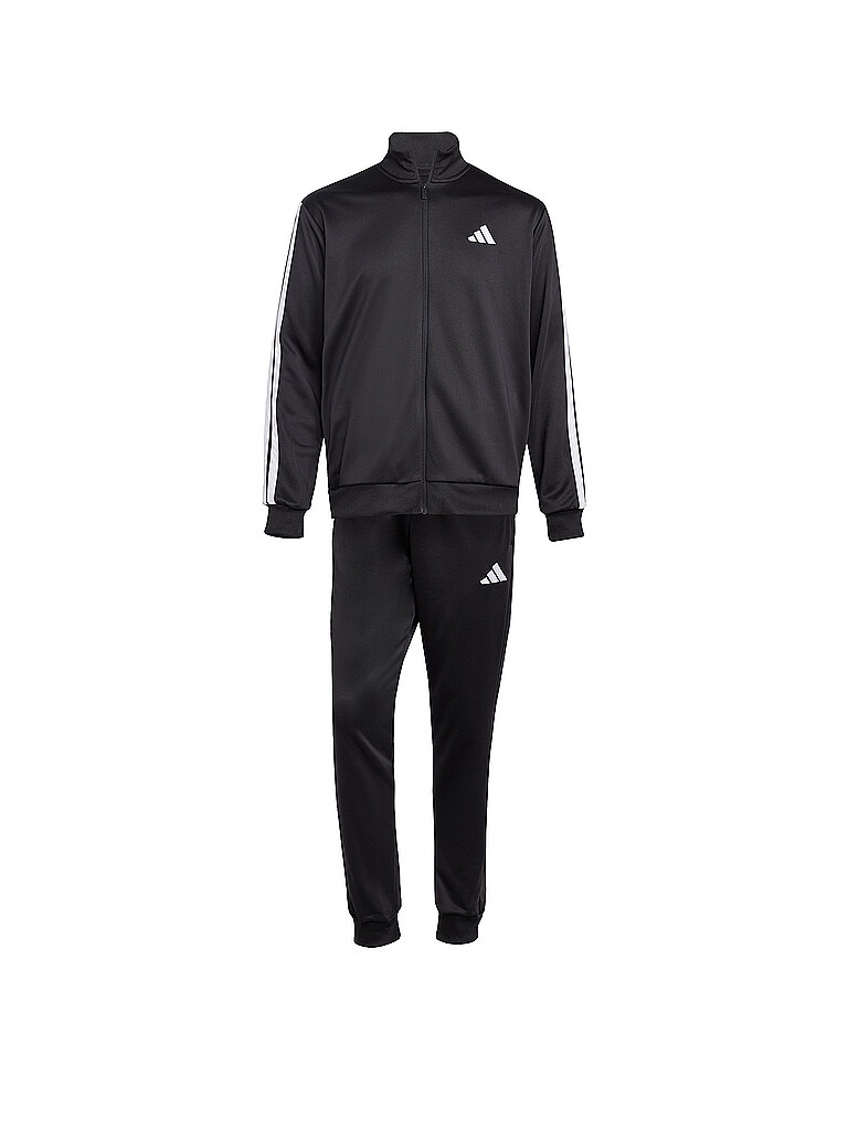 Adidas Trainingsanzug French Terry 3-Streifen Schwarz