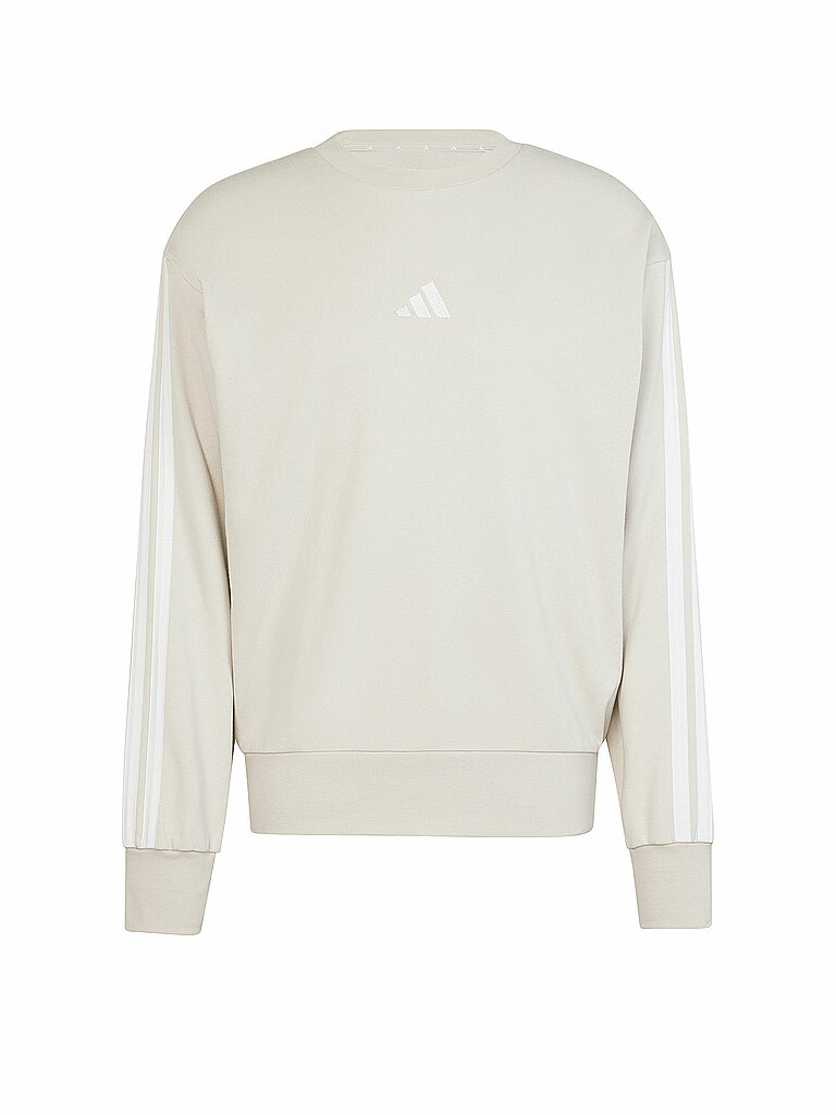 Adidas Sweater 3-Streifen French Terry Beige
