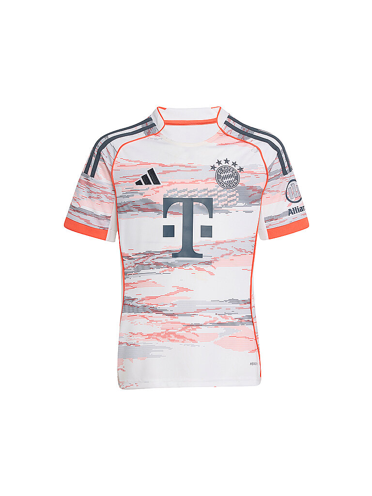 Adidas Sportshirt Bayern München Auswärts Polyester Weiss