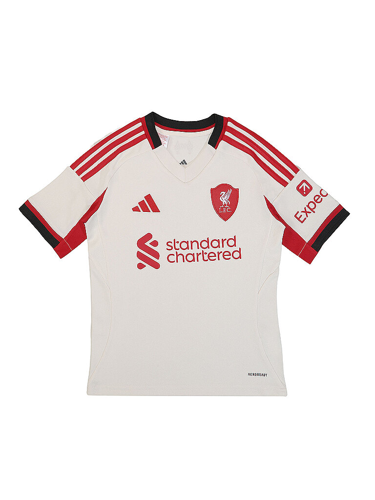 Adidas Sportshirt Auswärts Liverpool FC Polyester Weiss