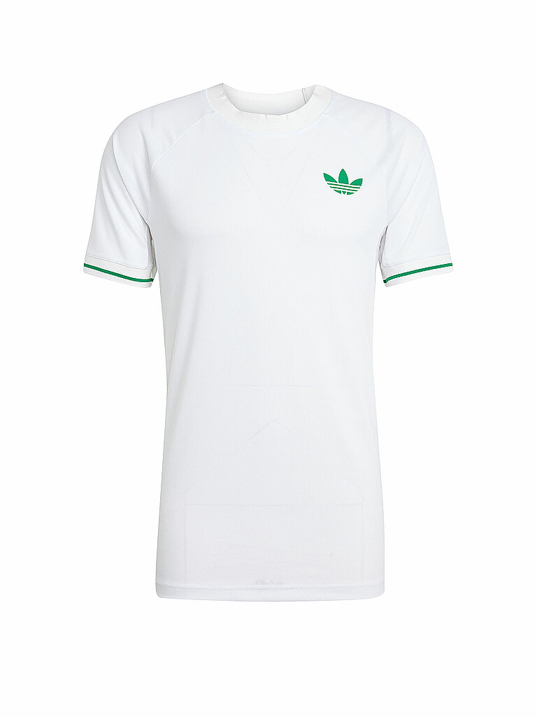 Adidas T-Shirt Kurzgeschnitten Polyester Weiss