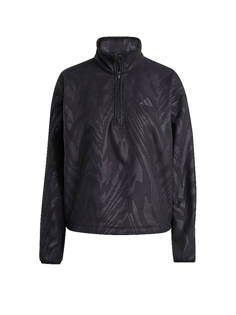 Adidas Sweater Polarfleece Reißverschluss AEROREADY Schwarz