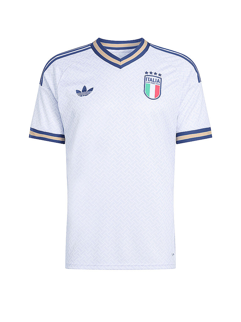 Fußballtrikot FIGC Auswärts hellblau S B