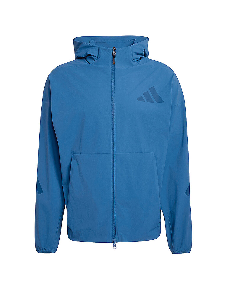 Adidas Kapuzenjacke Locker Gewebe Dunkelblau