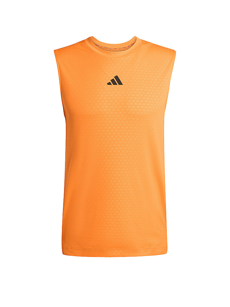 Adidas Fitnesstank D4T Power 3-Streifen Tanktop Orange