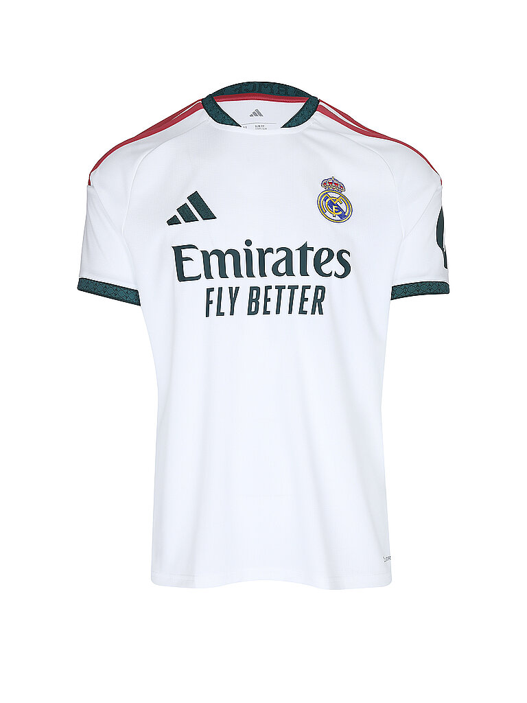 Herren Fußballtrikot REAL Heim weiss L M