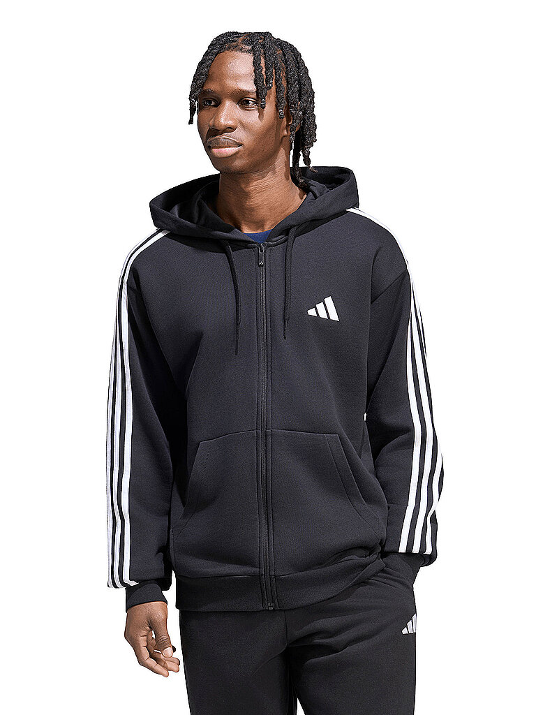 ADIDAS Herren Kapuzenjacke 3S Essentials schwarz | M