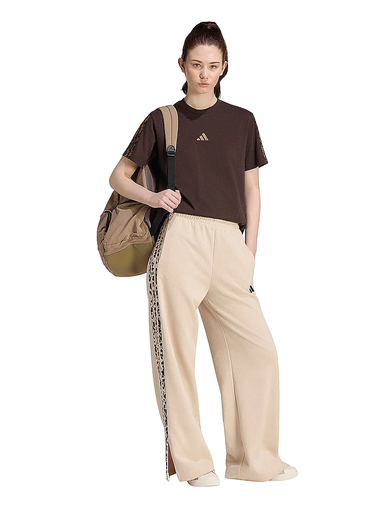 Adidas Damen Jogginghose 3S Flare Camel | M
