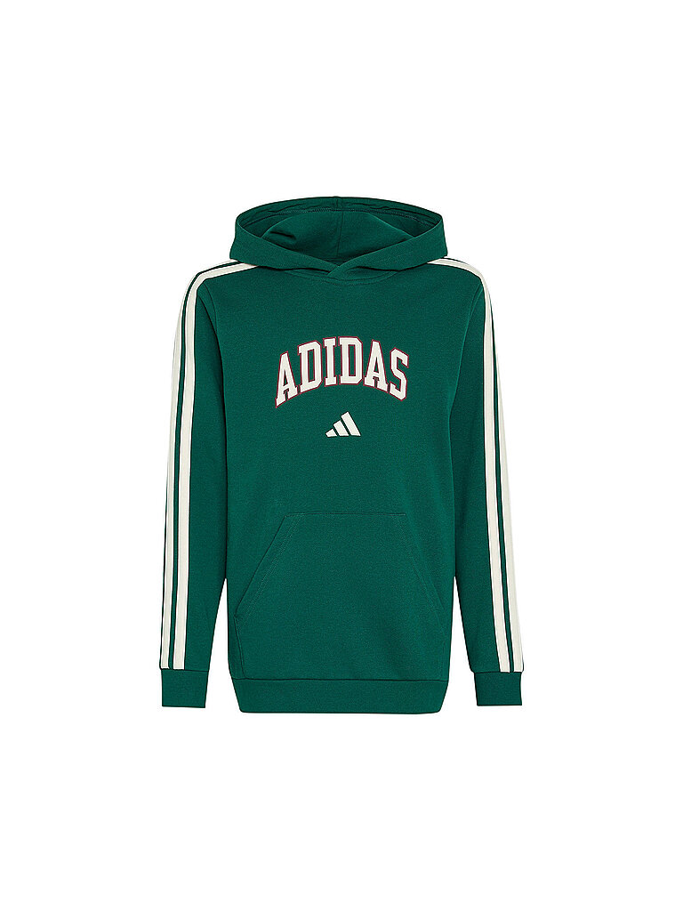 ADIDAS Kinder Hoodie Collegiate Graphic dunkelgrün | 128