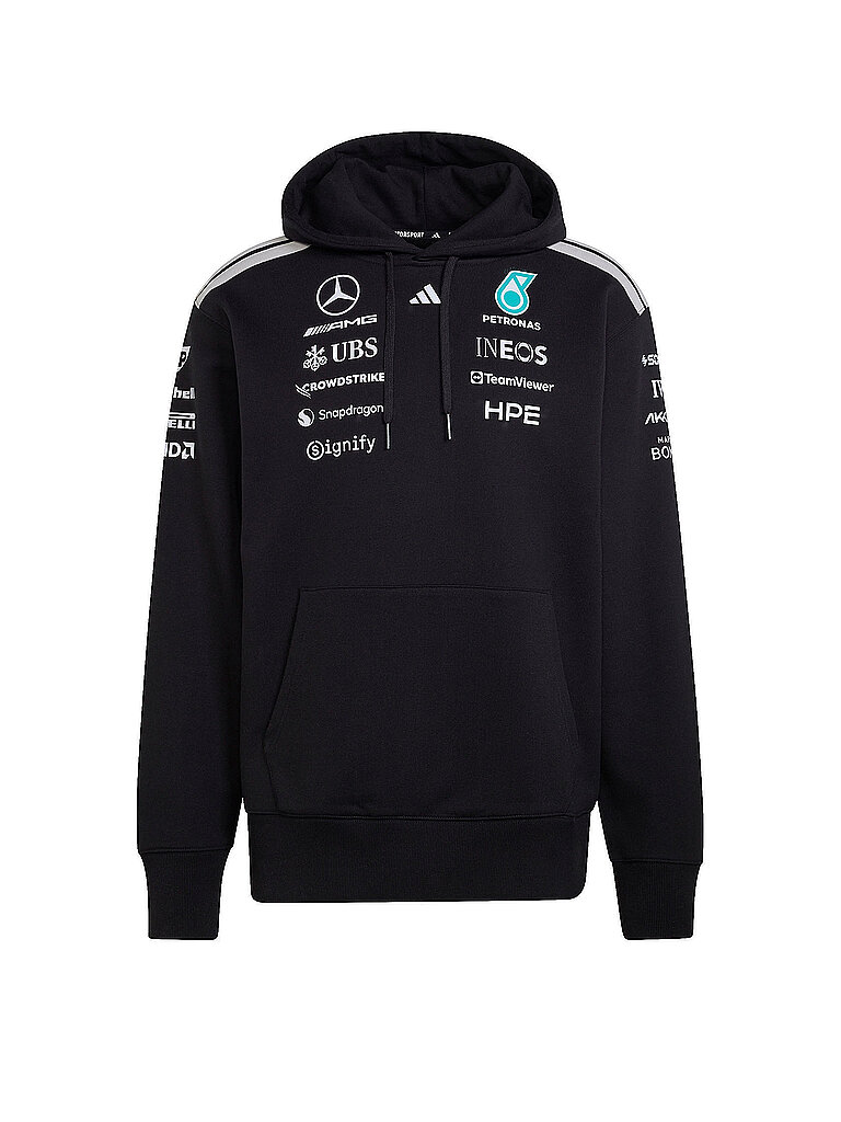 ADIDAS Herren Kapuzenjacke Mercedes AMG Petronas Formula1 Team Driver schwarz | M