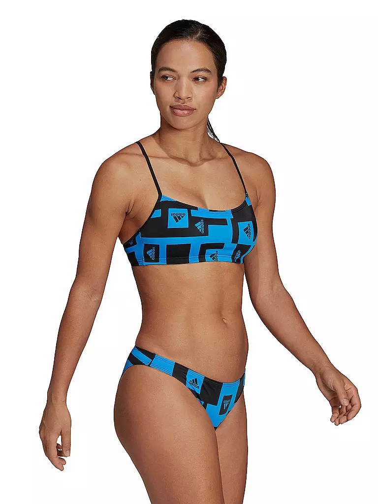 ADIDAS | Damen Bikini Logo | blau