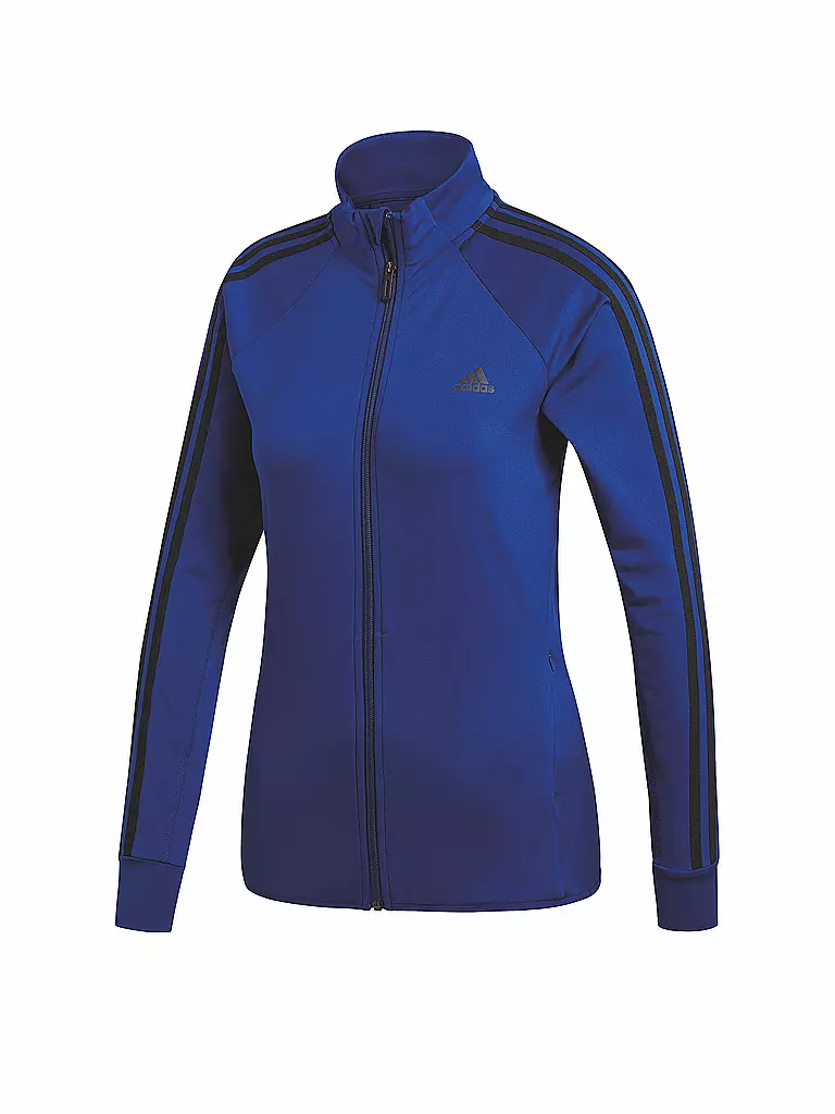 ADIDAS | Damen Fitness-Jacke D2M Tracktop | blau