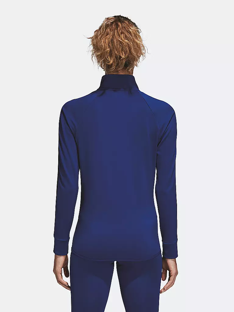 ADIDAS | Damen Fitness-Jacke D2M Tracktop | blau