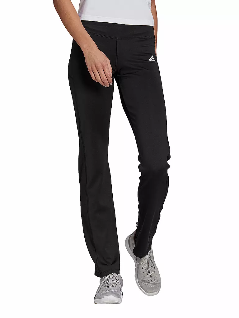 ADIDAS | Damen Fitnesshose Designed To Move Bootcut | schwarz