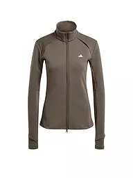 ADIDAS | Damen Fitnessjacke  | braun