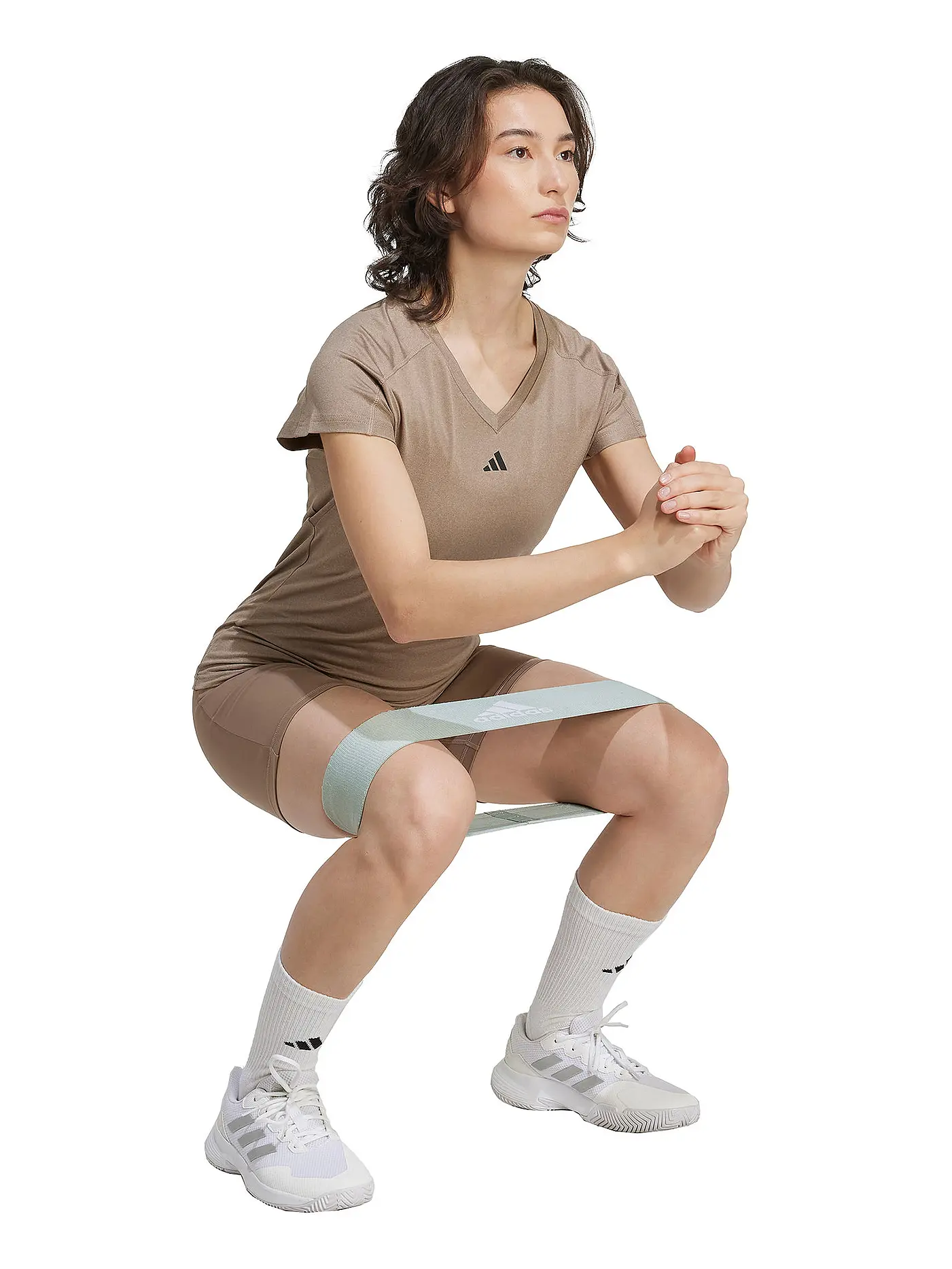 ADIDAS | Damen Fitnessshirt 	AEROREADY Train Essentials  | braun