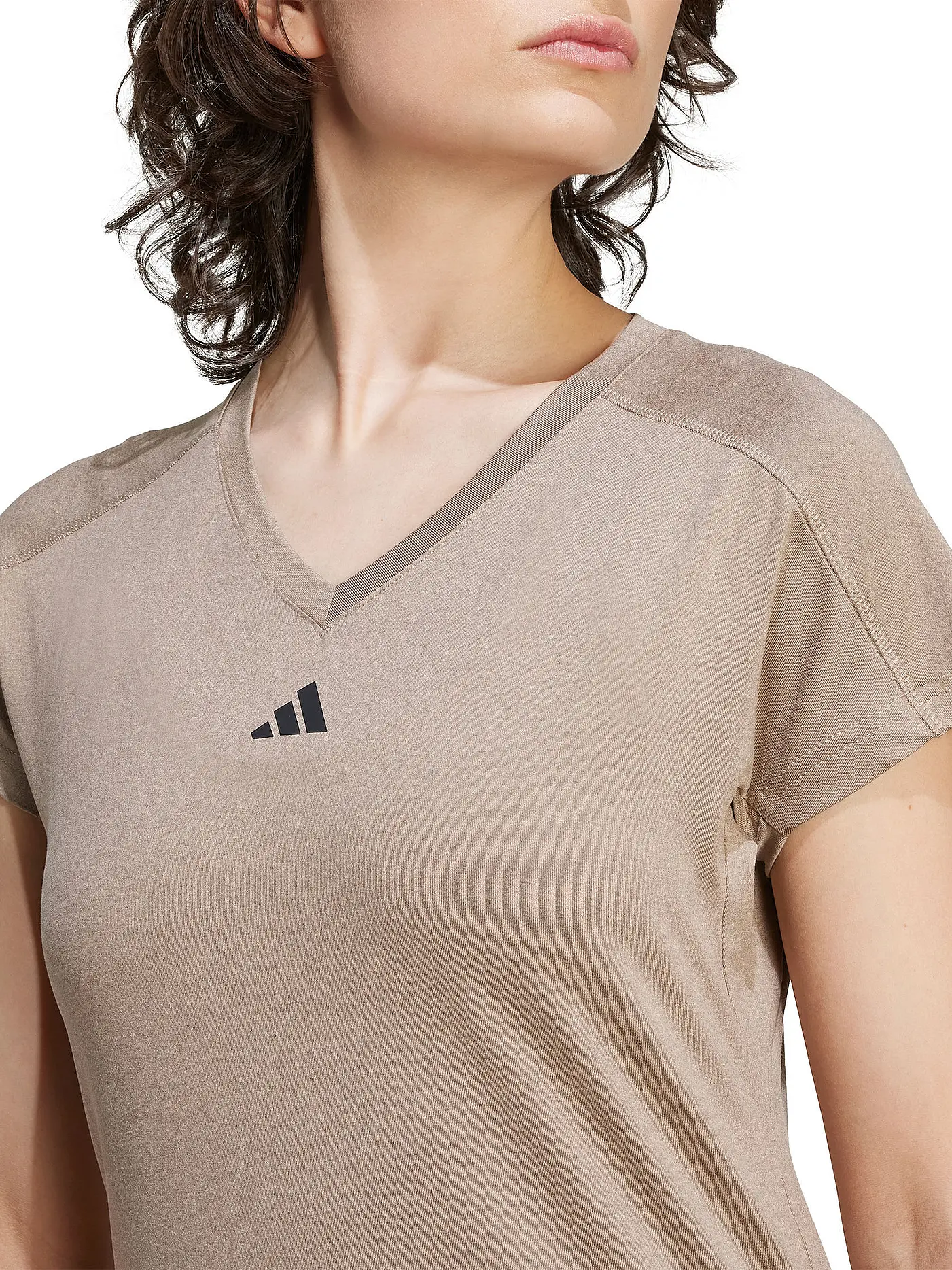 ADIDAS | Damen Fitnessshirt 	AEROREADY Train Essentials  | braun