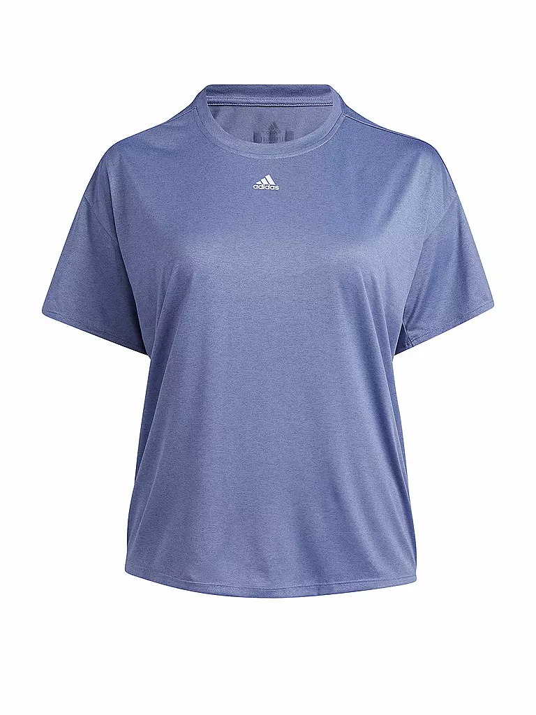 ADIDAS | Damen Fitnessshirt 3-Streifen AEROREADY | blau