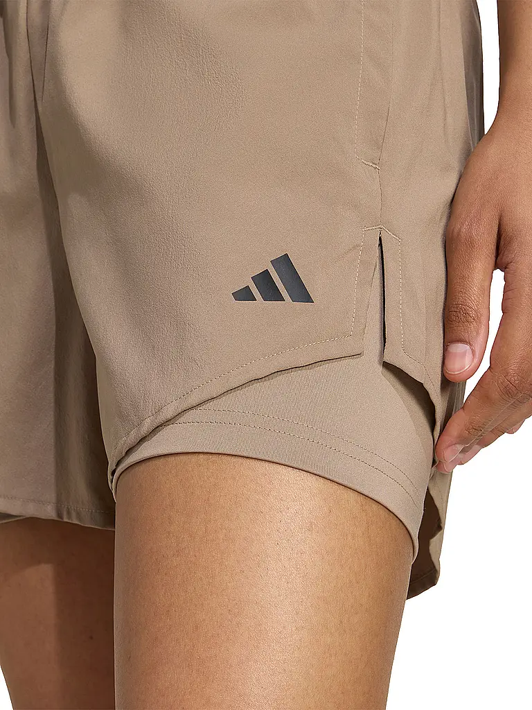 ADIDAS | Damen Fitnessshort AEROREADY 2in1 | 