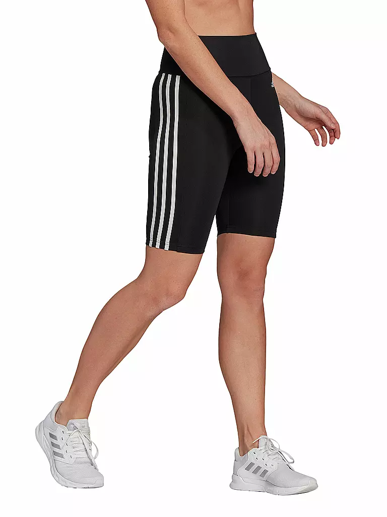 ADIDAS | Damen Fitnessshort Designed To Move High-Rise | schwarz